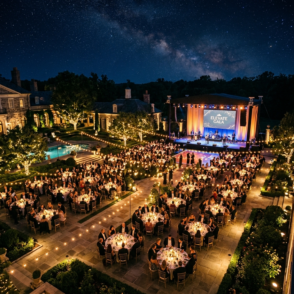 Orion Events organizasyon ekibi çalışırken